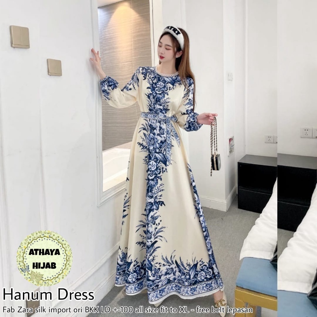 Dress zara silk import by Athaya gamis silk import premium maxy dress silk import
