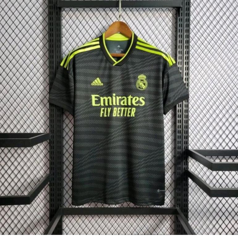 Bwc77 Jersey Real Madrid Away 3rd Third 2022/2023 hitam 22/23 gradeori official SMLXL 2XL 3XL .,.,