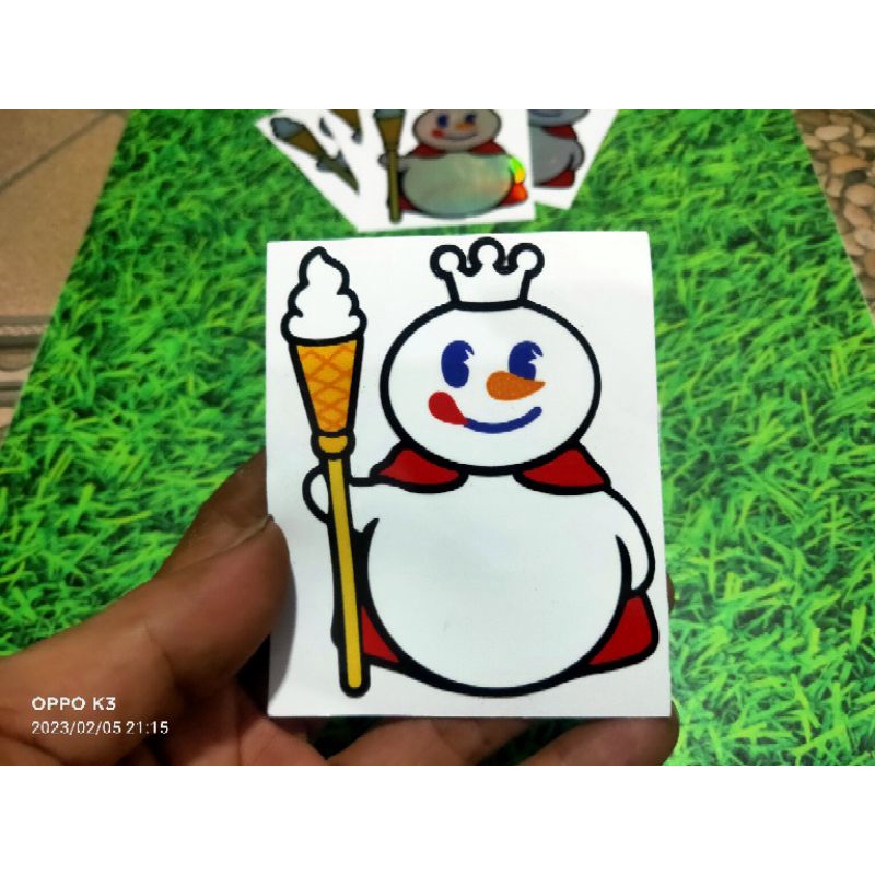 stiker mixue stiker motor mobil