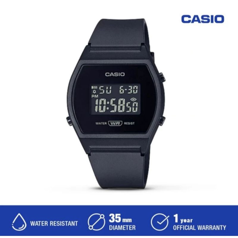 Jam Tangan Wanita Casio LW-204-1BDF / LW-204-1B Original