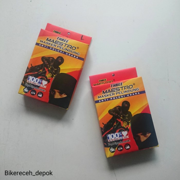 Masker Balaclava premium Three Maestro Pelindung kepala Balacava Ninja