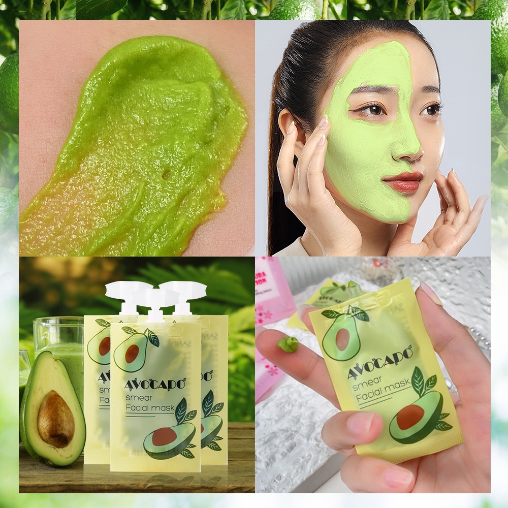 [100%ORIGINAL] SANIYE Avocado Smear Mask alpukat Masker wajah Whitening Skin