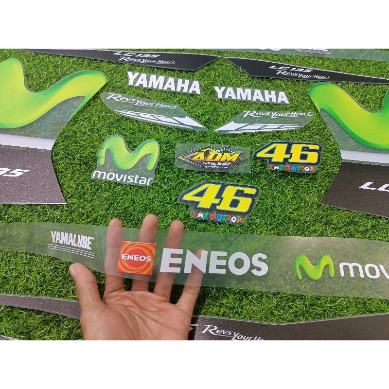 STRIPING STICKER MX OLD 135 TRANSPARAN MOVISTAR 46