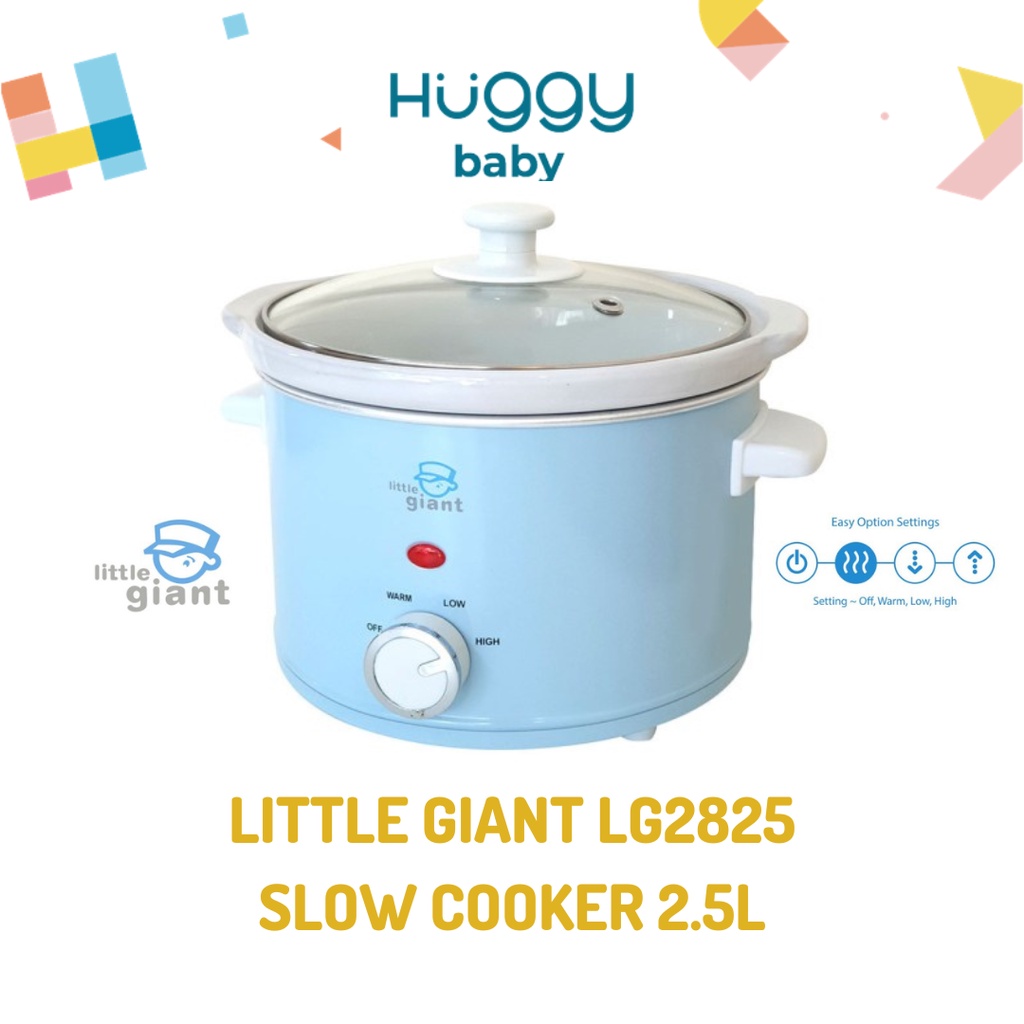 Little Giant LG2825 2.5L Slow Cooker | Alat Mpasi Memasak Makanan Bayi