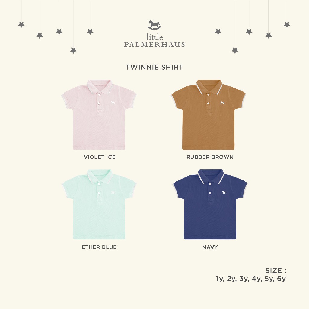 Little Palmerhaus - Twinnie Shirt (Kaos Polo Anak) (2 Pcs)