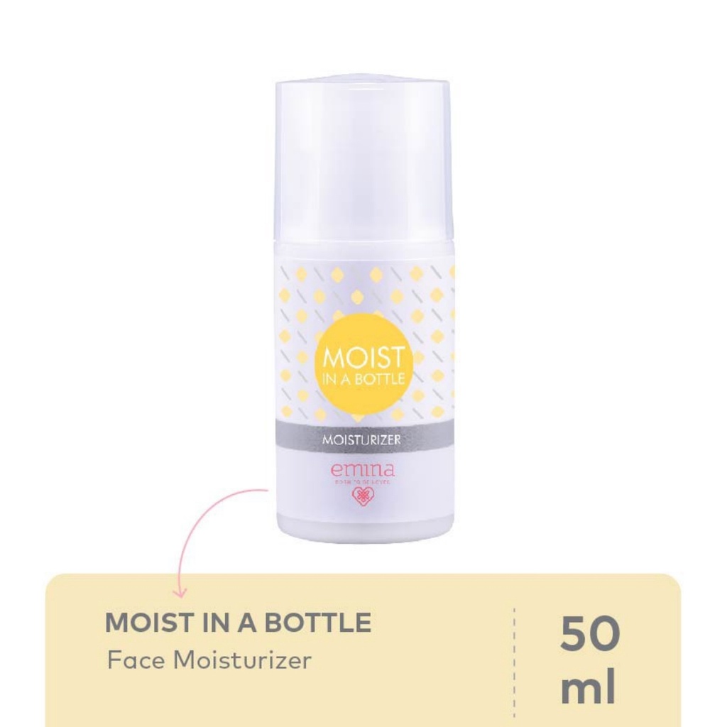 EMINA Moist in a Bottle Moisturizer 50ml - Apple_Kosmetik