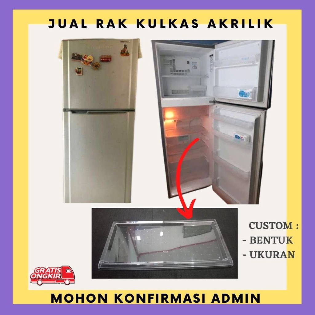 Sparepart Rak Kulkas Merk Toshiba Glacio 2 Pintu