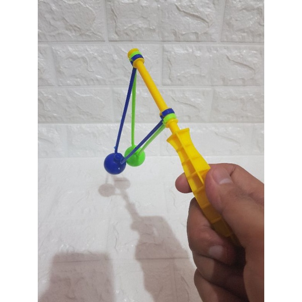 Mainan Lato lato Gagang Besar - Mainan Tektek Lato lato Gagang