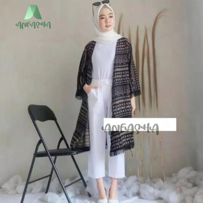 NEW CARDIGAN KIMONO RUMBAI PANJANG = CARDIGAN WANITA ORY BY TOKO ANFASHA BERKUALITAS