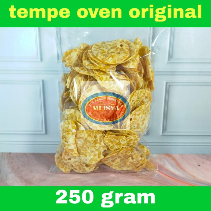 

Terlaris ✨ -KERIPIK TEMPE OVEN SPESIAL 250 GRAM - Original, 250 gr2.2.23