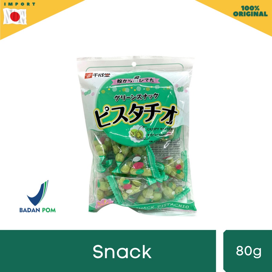 

Sennarido Green Snack Pistachios - Cemilan Kacang Jepang