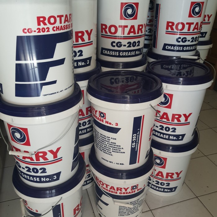 Terlaris Gemuk / Chassis Grease Rotary Cg-202 Kemasan 15 Kg /Pail Besar