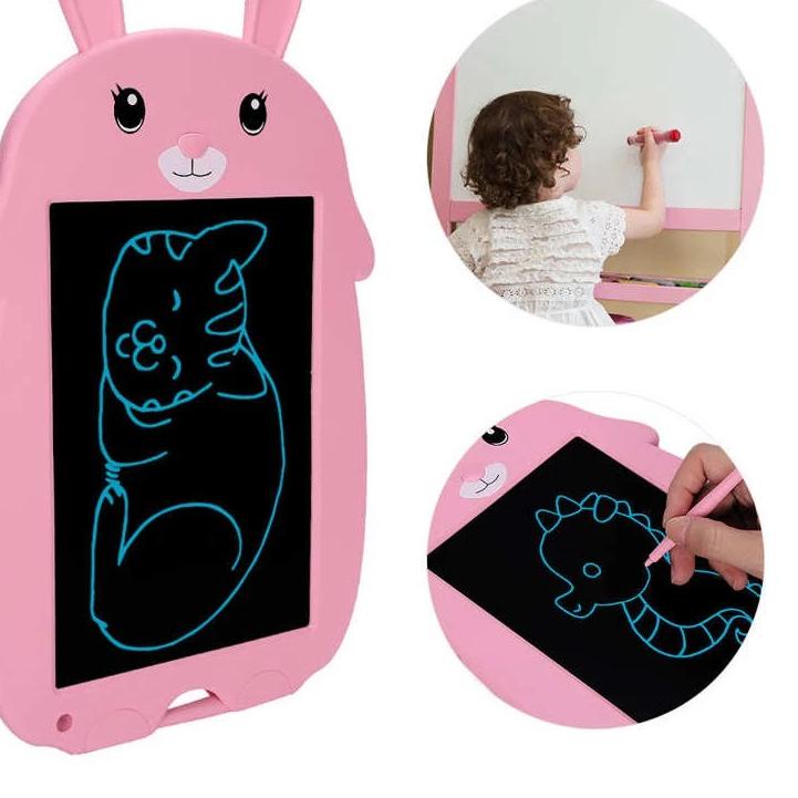➩ TABLET gAMBAR lcd Writting Papan Tulis Model KELINCI LCD Drawing - Tablet anak LCD Writing Tablet 
