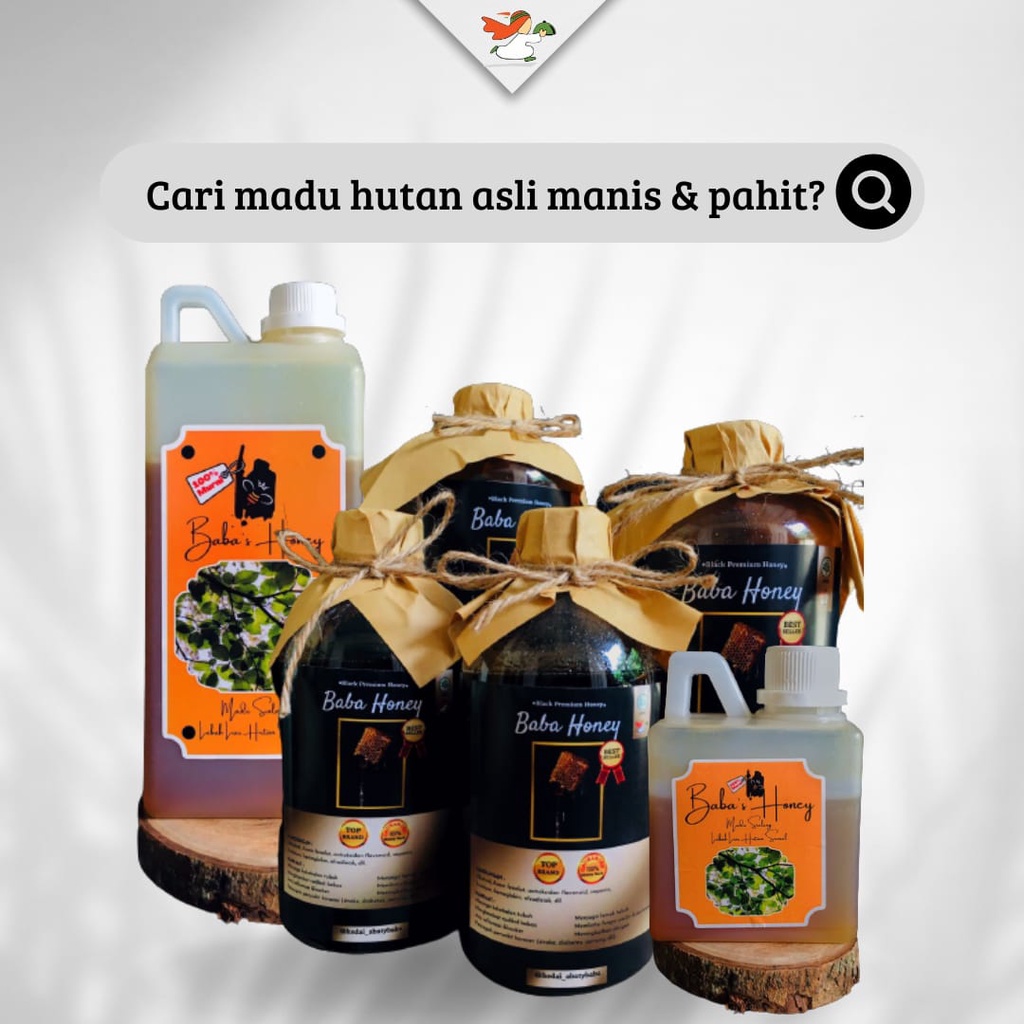 

Madu Hitam Pahit Asli BABA HONEY Madu Pahit Herbal Untuk Diabetes Kolesterol Gula Darah Imun tubuh darah tinggi Jantung Asam Urat/Madu Pahit/Madu Hitam/Madu Hutan/Madu Diabet/Madu Sialang