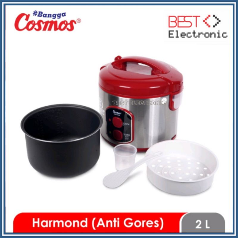 Rice Cooker Cosmos Harmond CRJ 6368 2 Liter Anti Gores Magic Com Cosmos 6368 Harmond Anti Gores