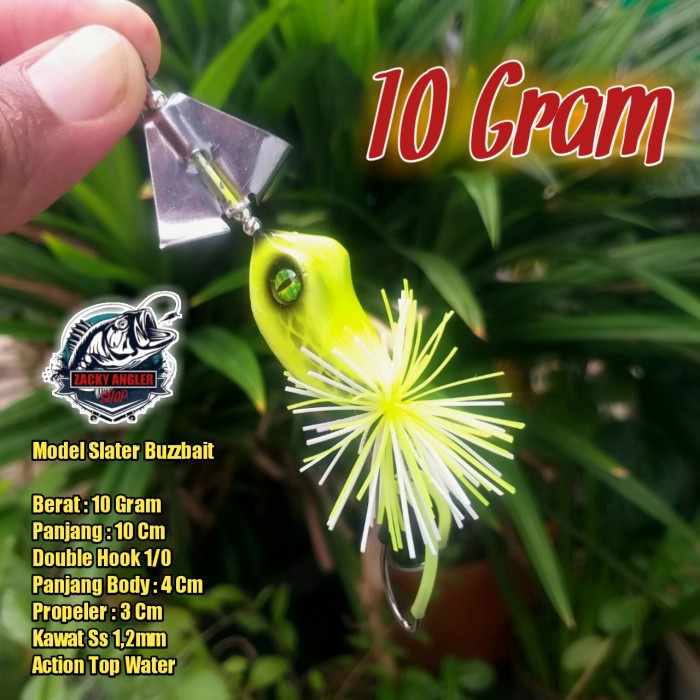 SLATER BUZZBAIT PROPELER UMPAN CASTING GABUS TOMAN