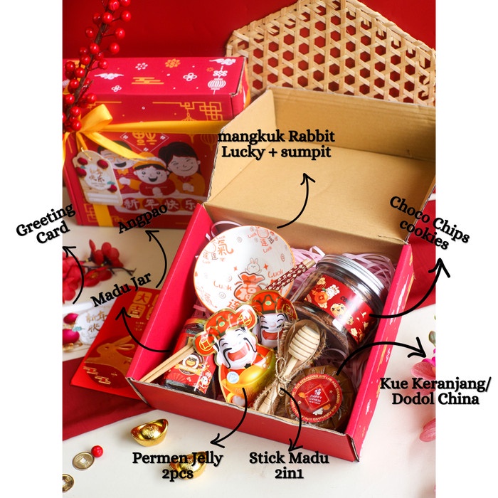 

(COD) Paket Gongxi - Hampers imlek / hampers CNY / hampers chinese / hampers - hampers only