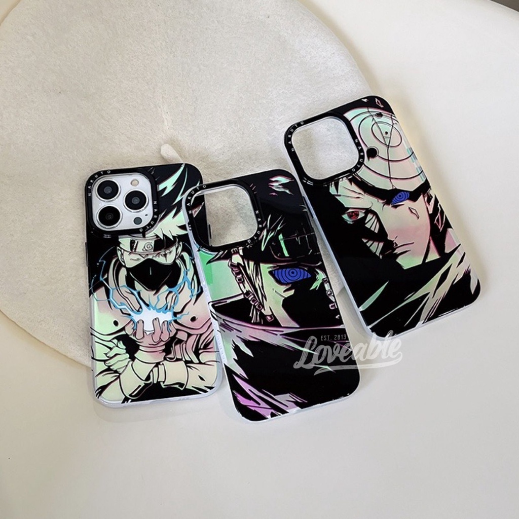 Naruto aurora frosted bumper case iPhone for 7 8 plus x xs xr 11 12 13 14 pro max (no mini)