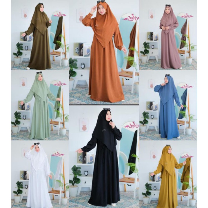 FULICA SET GAMIS & JILBAB ORI By ZAHIN