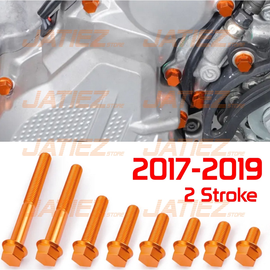 Baut Set Orange KTM  - Baut Set Mesin KTM 2T 2017-2023 4T 2017-2023