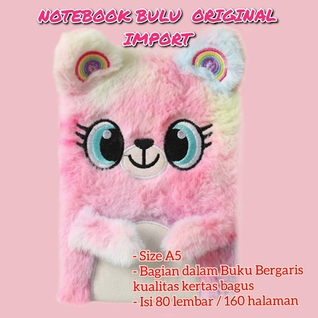 Buku Tulis Agenda karakter Kitty Original import Hadiah Uang Tahun Anak Perempuan Berkualitas