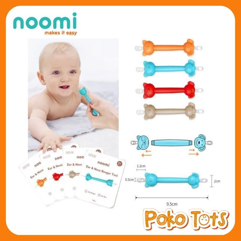 Noomi Ear &amp; Nose Booger Tool Earpick Alat Pembersih Hidung Telinga Bayi seperti Oogie