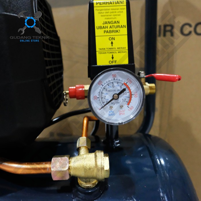 Kompresor Angin 1Hp Kapasitas 24 Liter DD1024 IZUMI / Air Compressor Kompressor Udara 8 Bar 24Liter 1 Hp DD 1024 IZUMI