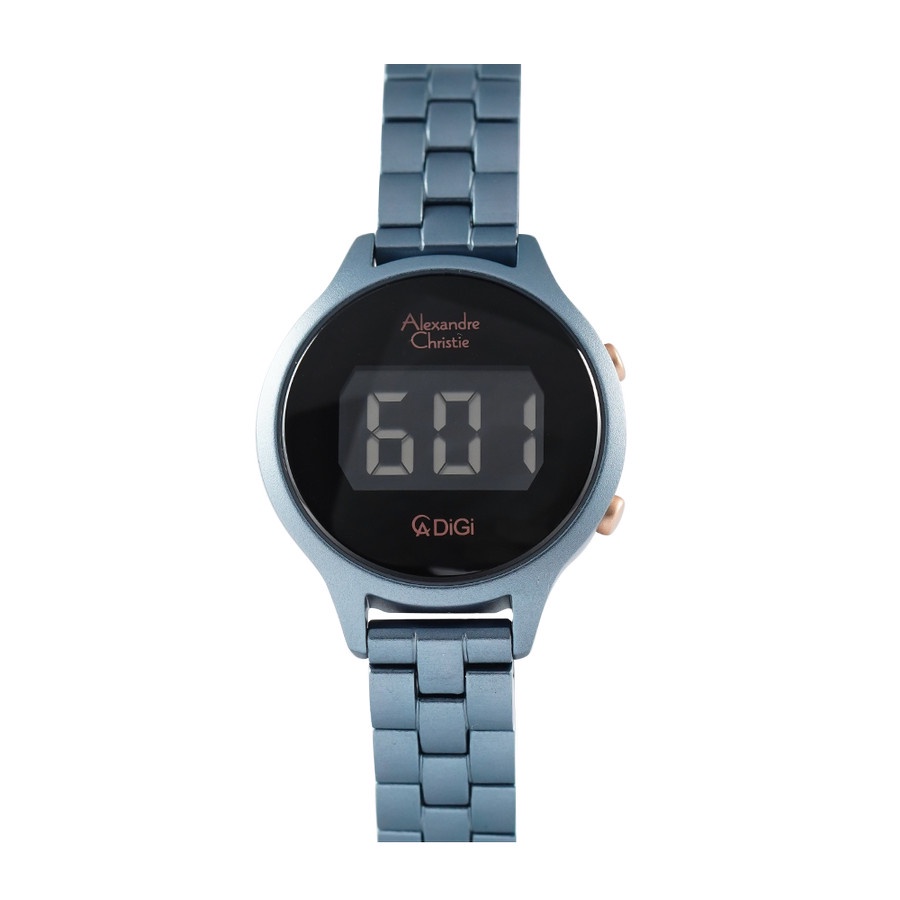 [Free Baterai] JAM TANGAN WANITA ALEXANDRE CHRISTIE AC 9379 DIGITAL RANTAI ORIGINAL GARANSI RESMI 1 TAHUN