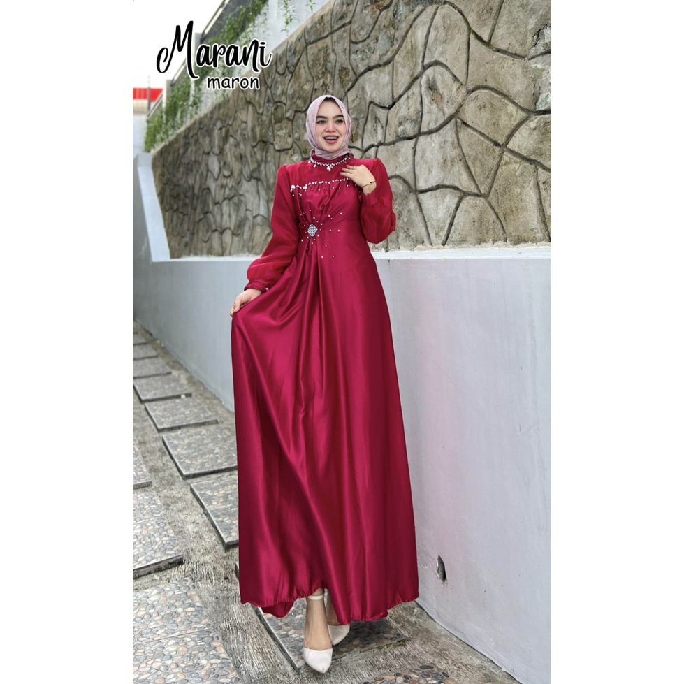 MARANI Gamis kondangan gaun pesta muslimah