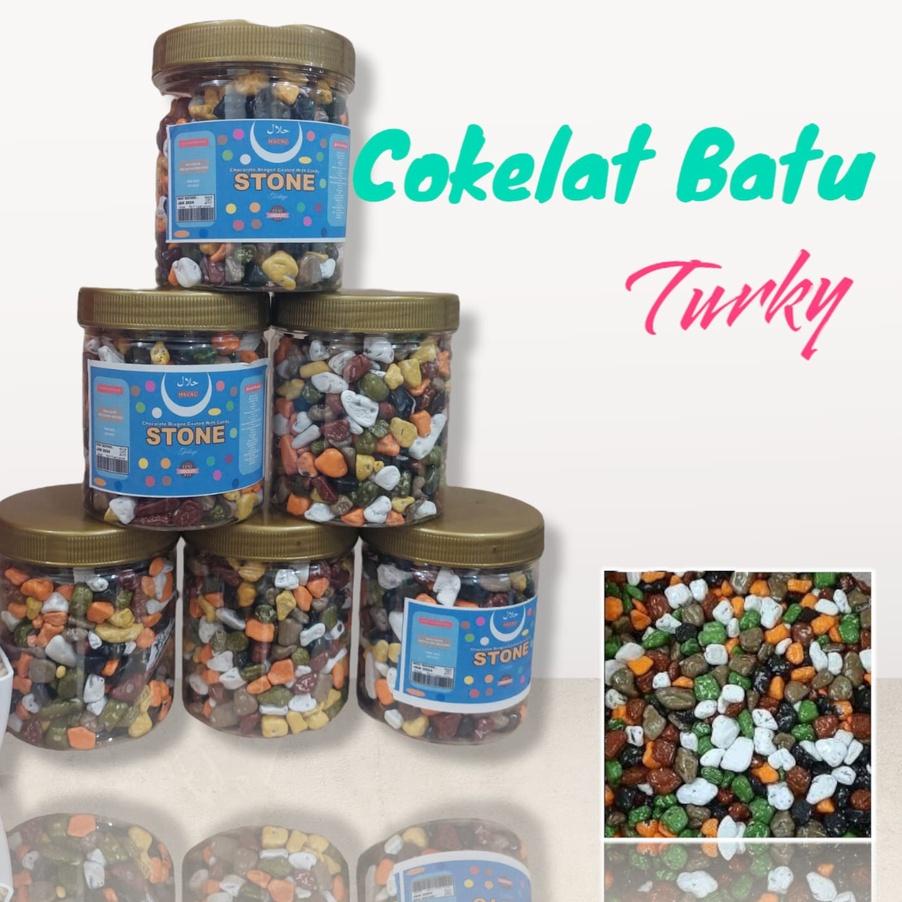 

➭ Coklat batu/krikil original turky 500gr ✱