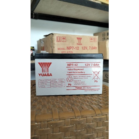 Aki UPS Yuasa NP7-12, Aki Sprayer Otomatis, Aki Mainan