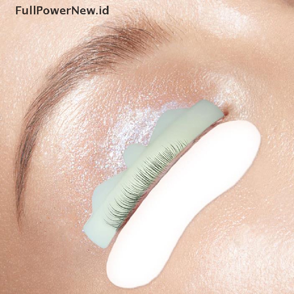 Power 8pasang Silicone Eyelash Perming Pad Lashes Curler Batang Lashes Lift Shield Alat ID