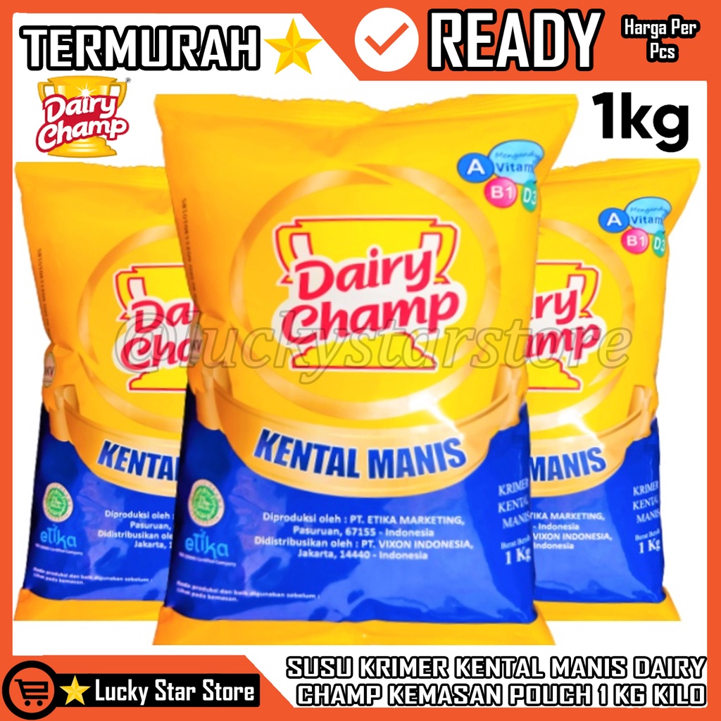 

KRIMER KENTAL MANIS DAIRY CHAMP KEMASAN POUCH 1 KG KILO KILOAN SEKILO KEMASAN BANTAL EMPUK KRIMER KENTAL MANIS DAIRY CHAMP SASET 1 RENTENG SUSU KRIMER KENTAL MANIS DAIRY CHAMP 1 KG SUSU KRIMER KENTAL MANIS DAIRY CHAMP 1 KG TOPING SUUS KUE BROWNIES BOLU