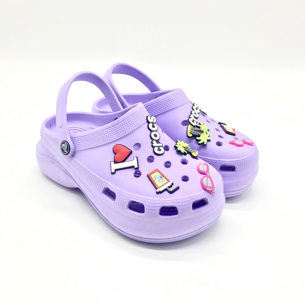 Crocs Bae clog Classic / Crocs wanita classic Bae Clog / Sandal wanita crocs Classic Bae clog platform - Bae Jibbitz