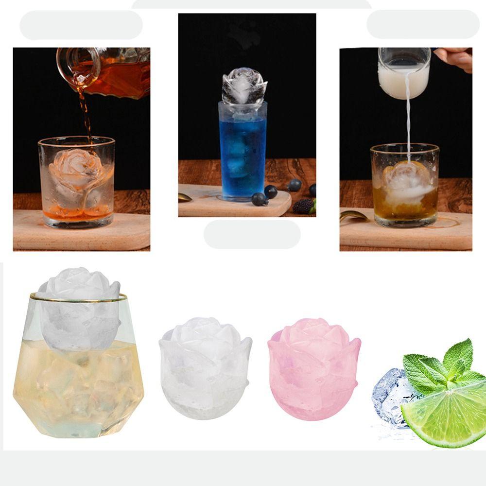 Solighter Mawar Ice Ball Maker Musim Panas Cepat Keren Gadget Alat Dapur DIY Minuman Chiller