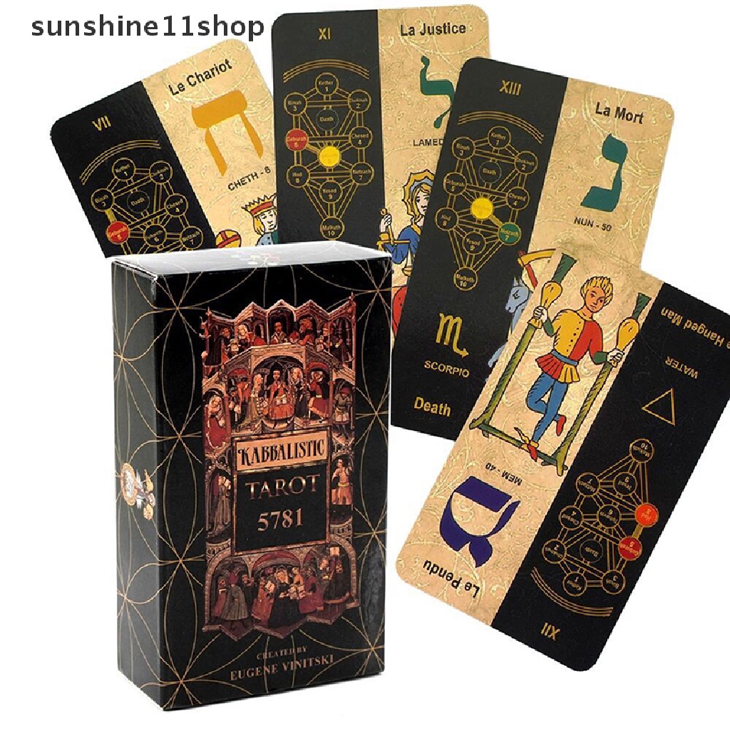 Sho 1Box 78kartu Tarot Klasik Permainan Papan Dek5781Burungbalistik N