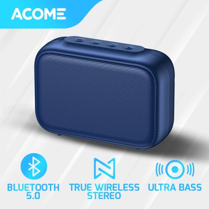 ACOME A1 SENSE SPEAKER BLUETOOTH 5.0 PORTABLE ULTRA BASS TWS ORIGINAL