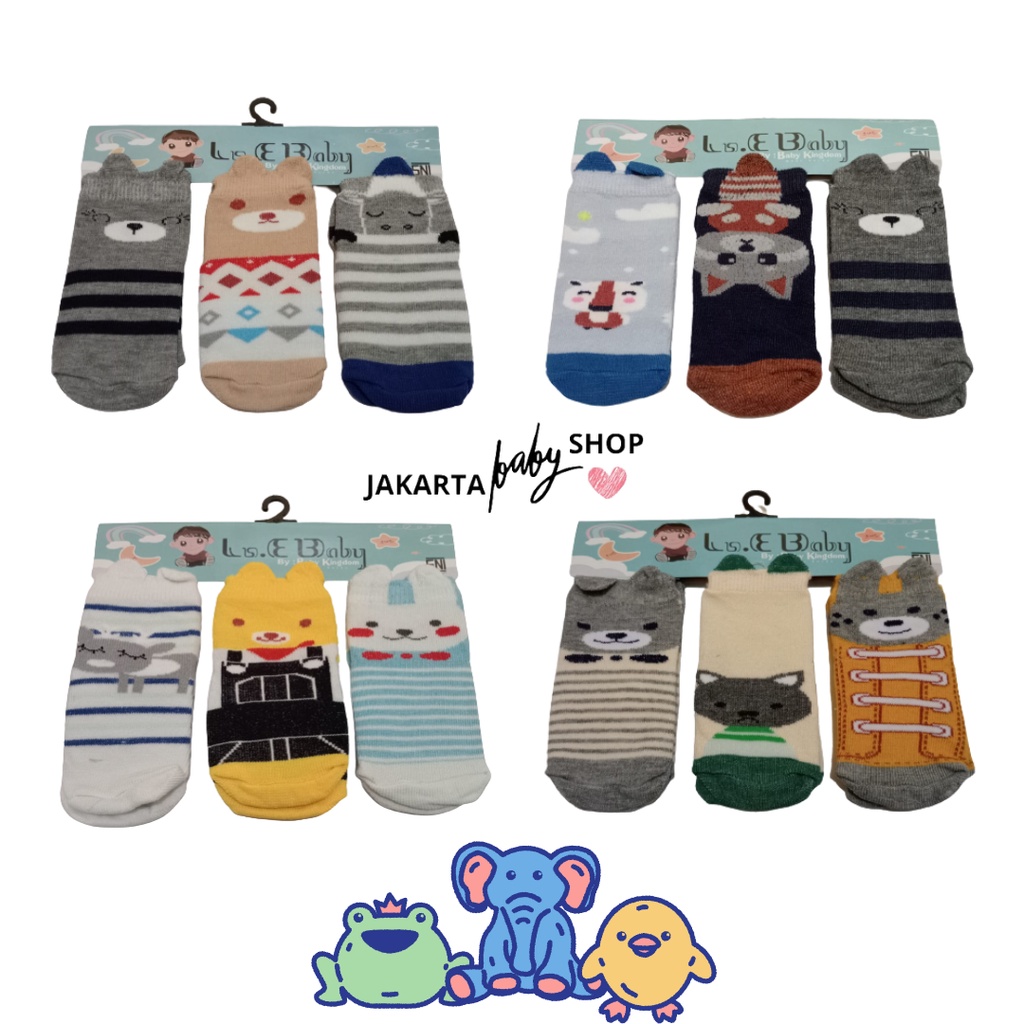 KAOS KAKI BAYI 3D 0-12BULAN LUSIANA E 385300