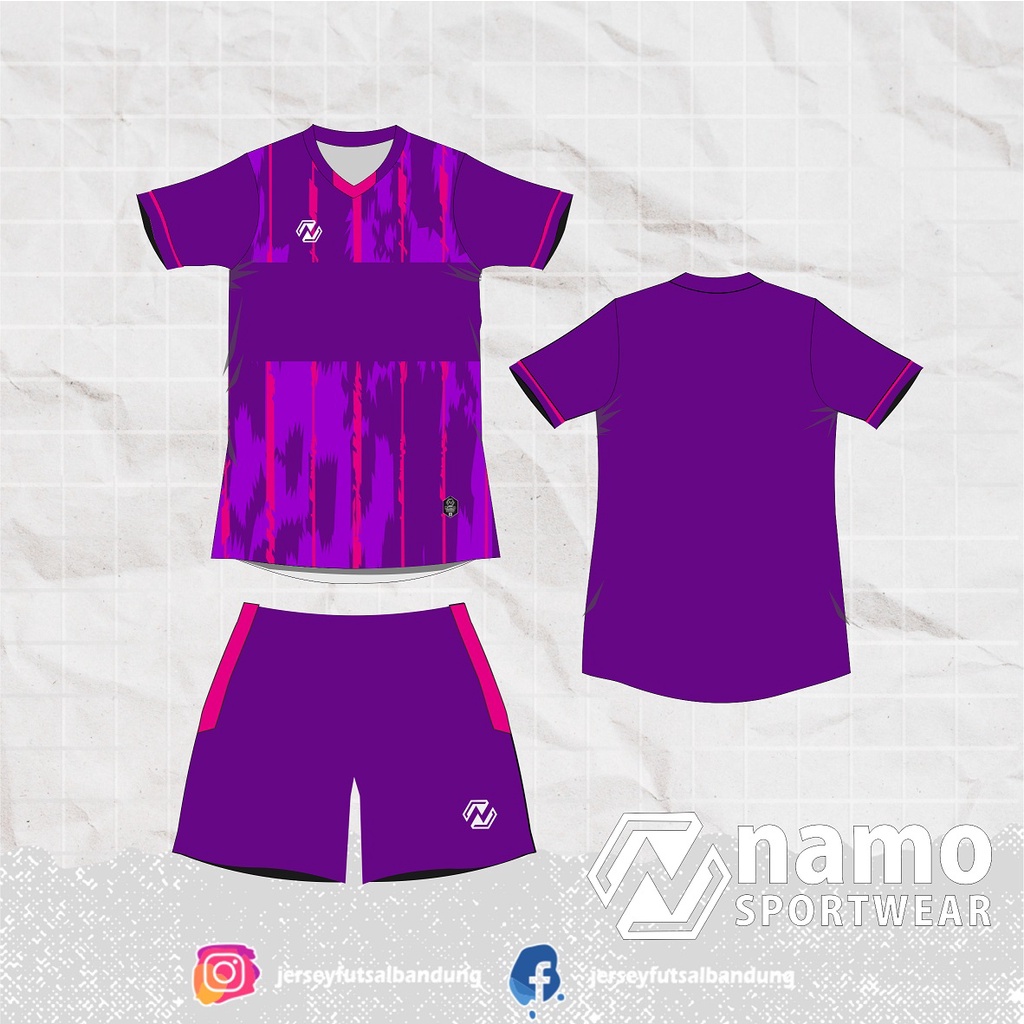 JERSEY FUTSAL NAMO BRUSH V2 UNGU JERSEY BOLA ORIGINAL NAMO BRUSH V2 UNGU