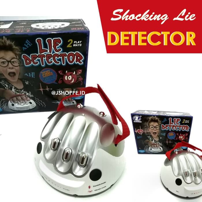RajaUnik Mainan pendeteksi kebohongan / lie detector game / mainan lie detector / prank game / prank