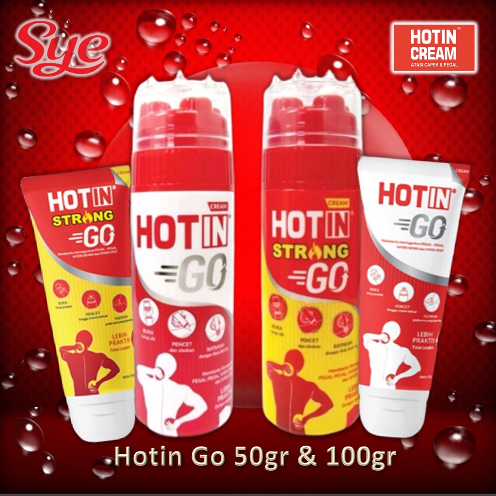 BPOM HOTIN GO 50GR &amp; 100GR / HOT IN KRIM PEGAL OTOT NYERI / SYE