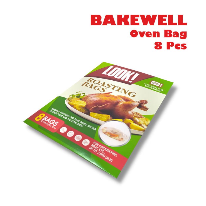 BAKEWELL Oven Bag / kantong plastik tahan panas kantong oven 8 Pcs/pack