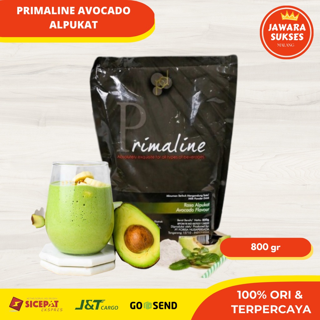 

Primaline Avocado 800gr | Bubuk Minuman rasa Alpukat | Powder Drink