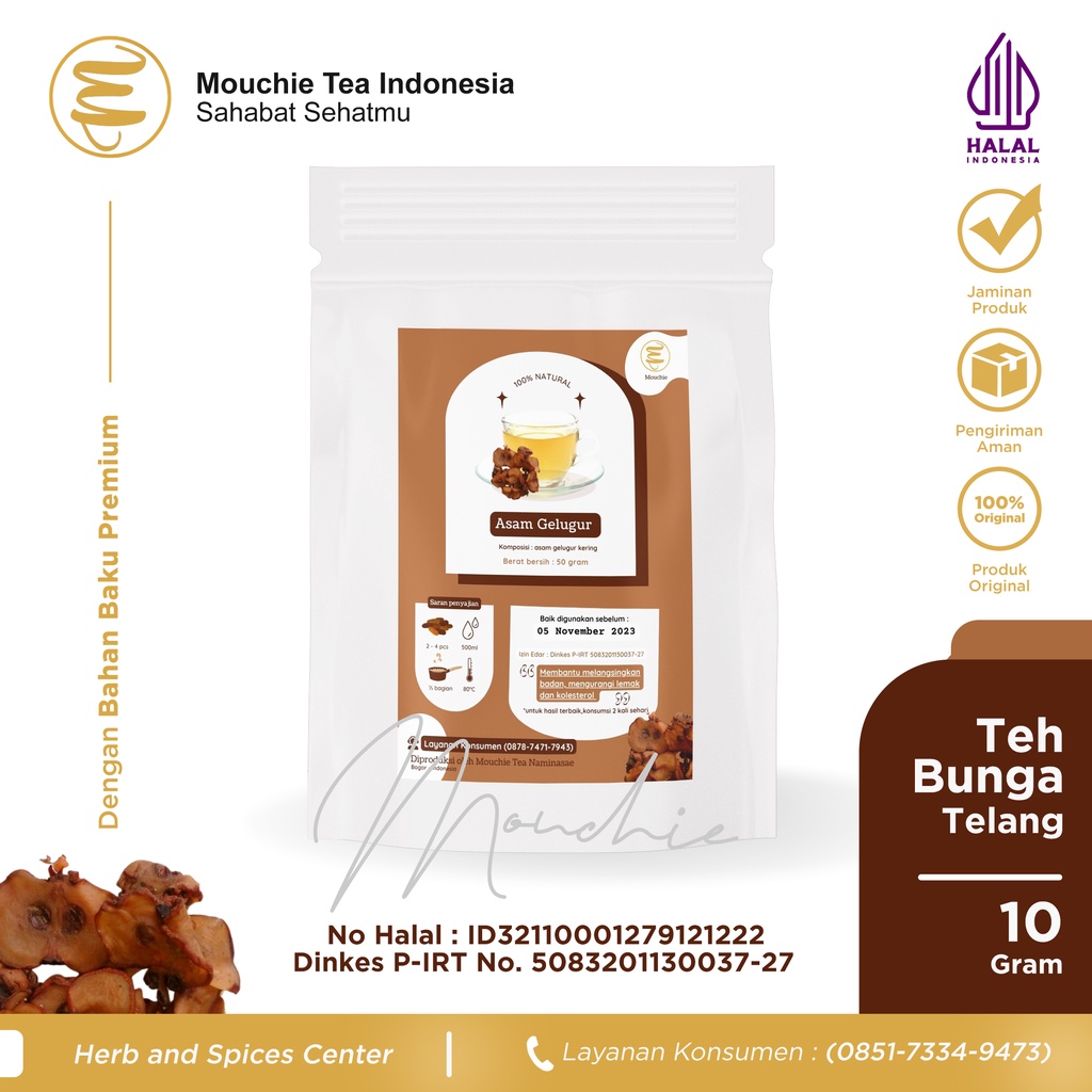 

Teh Mochie Asam Gelugur Kering Tanpa Garam