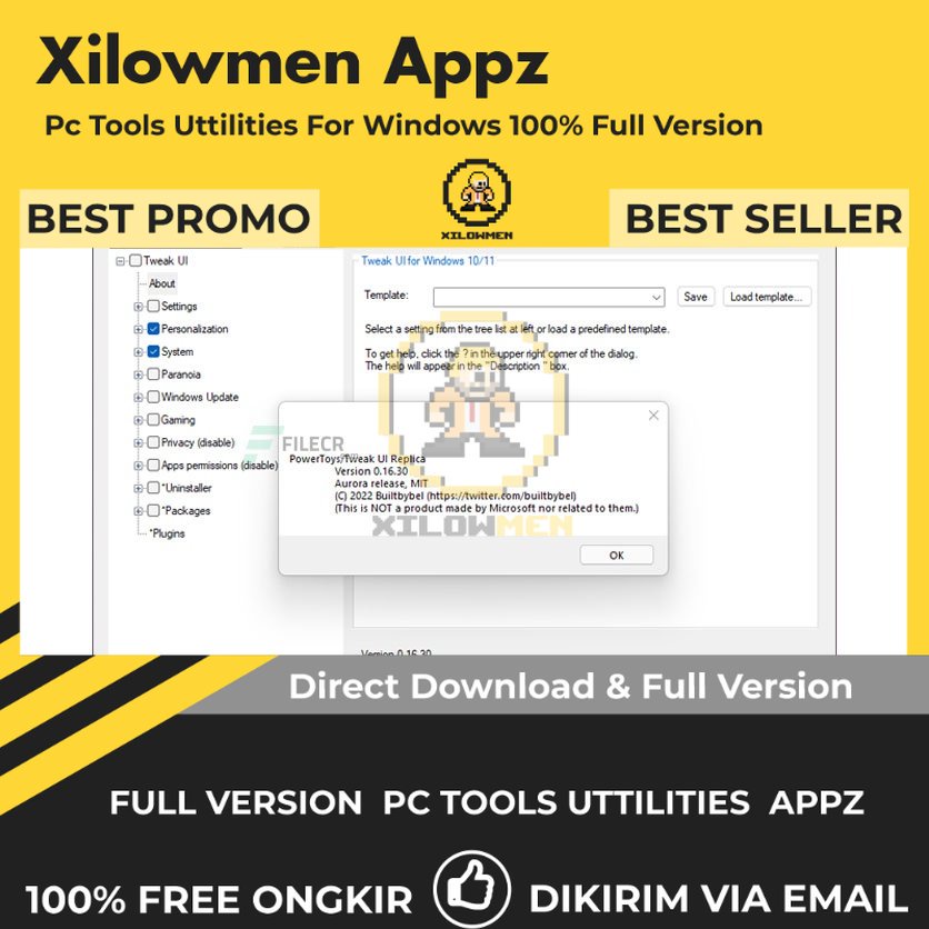 [Full Version] TweakUIX Pro PC Tools Software Utilities Lifetime Win OS