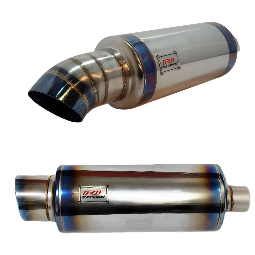 Jual ORD Muffler v2+ Burn V2hf Polished Titanium Look Shopee Indonesia