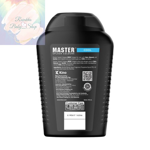 Master Splash Cologne Cool 150ml