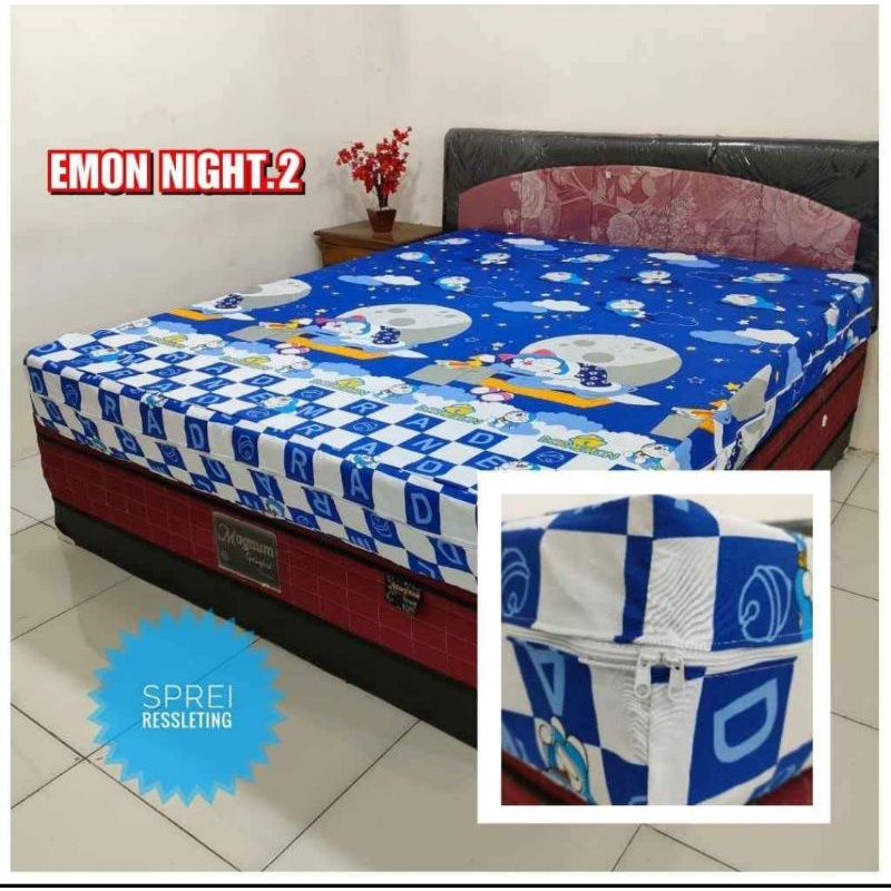 SPREI RESLETENG SARUNG KASUR BUSA