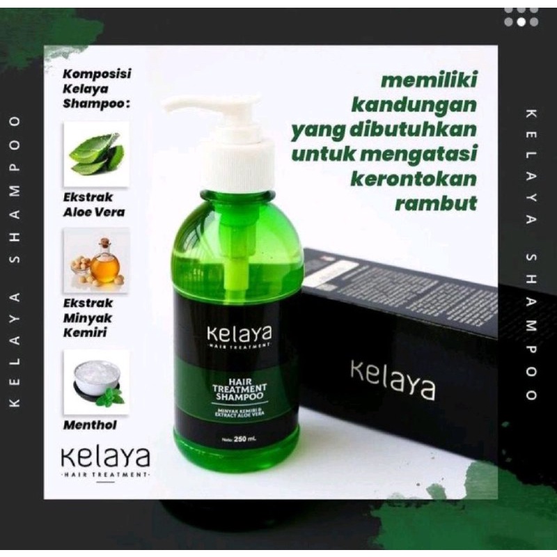 SHAMPOO PENUMBUH RAMBUT KALAYA HAIR TREATMENT SAMPO KELAYA KEMIRI ALOE