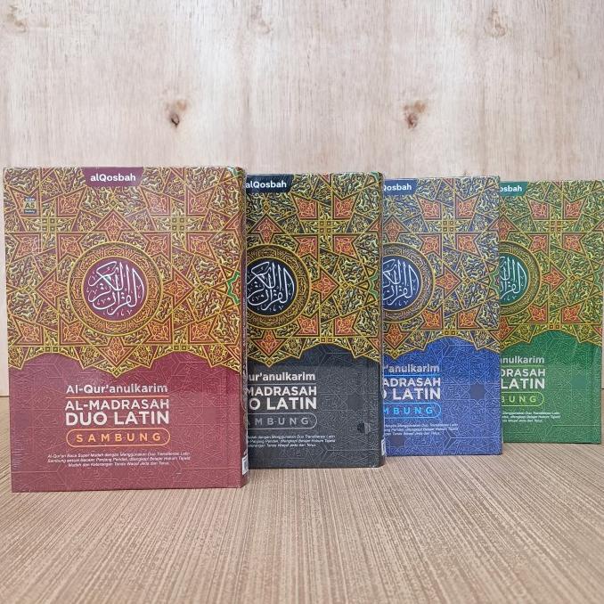 Alquran Almadrasah Duo Latin Sambung Uk A4, Al-Quran Tajwid Duo Latin